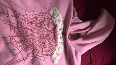 Pink spider hoodie