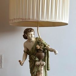 Vintage European Statue Lamps