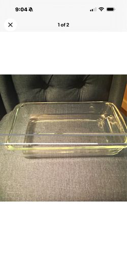 Pyrex 213 Clear Glass 1.5 Qt Rectangular Loaf Pan Oven Safe 450F Dishwasher