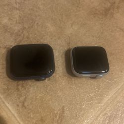 2 (locked) Apple Watches