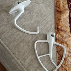 KitchenAid Attachments - Dough Hook & Flat Beater (Set of 2). Never used