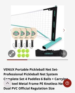 Venux Portable Professional Pickleball Net Set