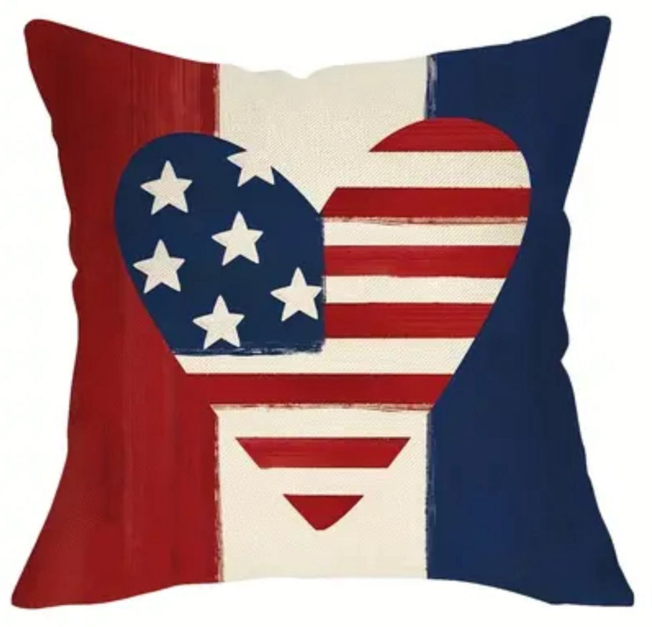 2 Pack - Red White And Blue Pillowcases 