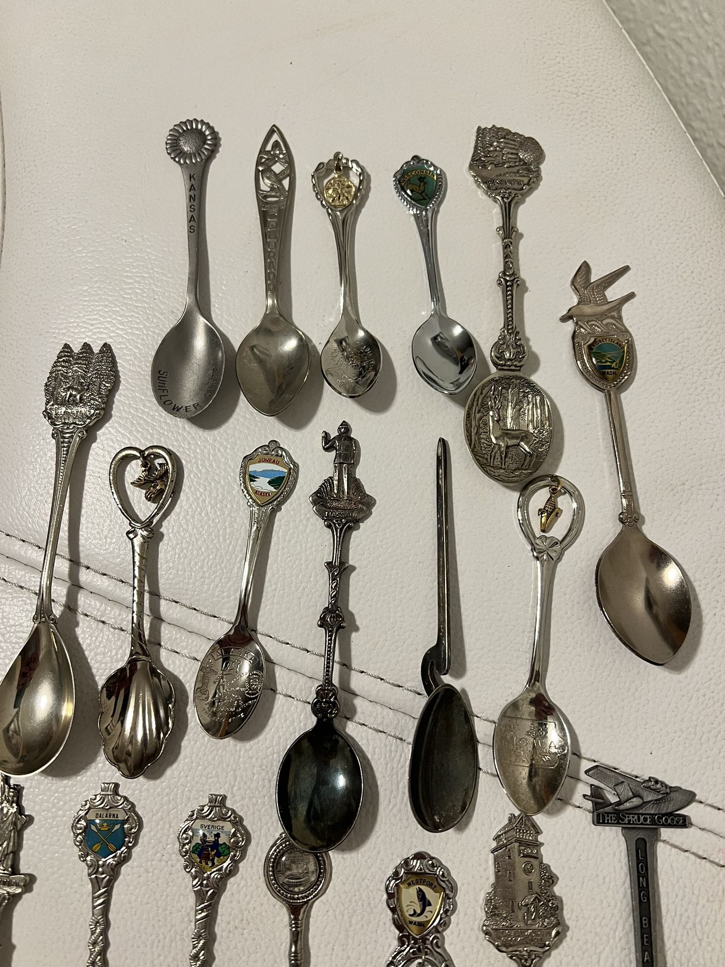 vintage silver plated Indian jewelry box with natural stones