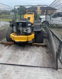 Trailer and mower