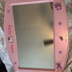 vintage 2001 hello kitty wall mirror