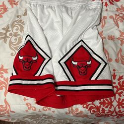 Chicago bulls authentic Mitchell & Ness short size Medium