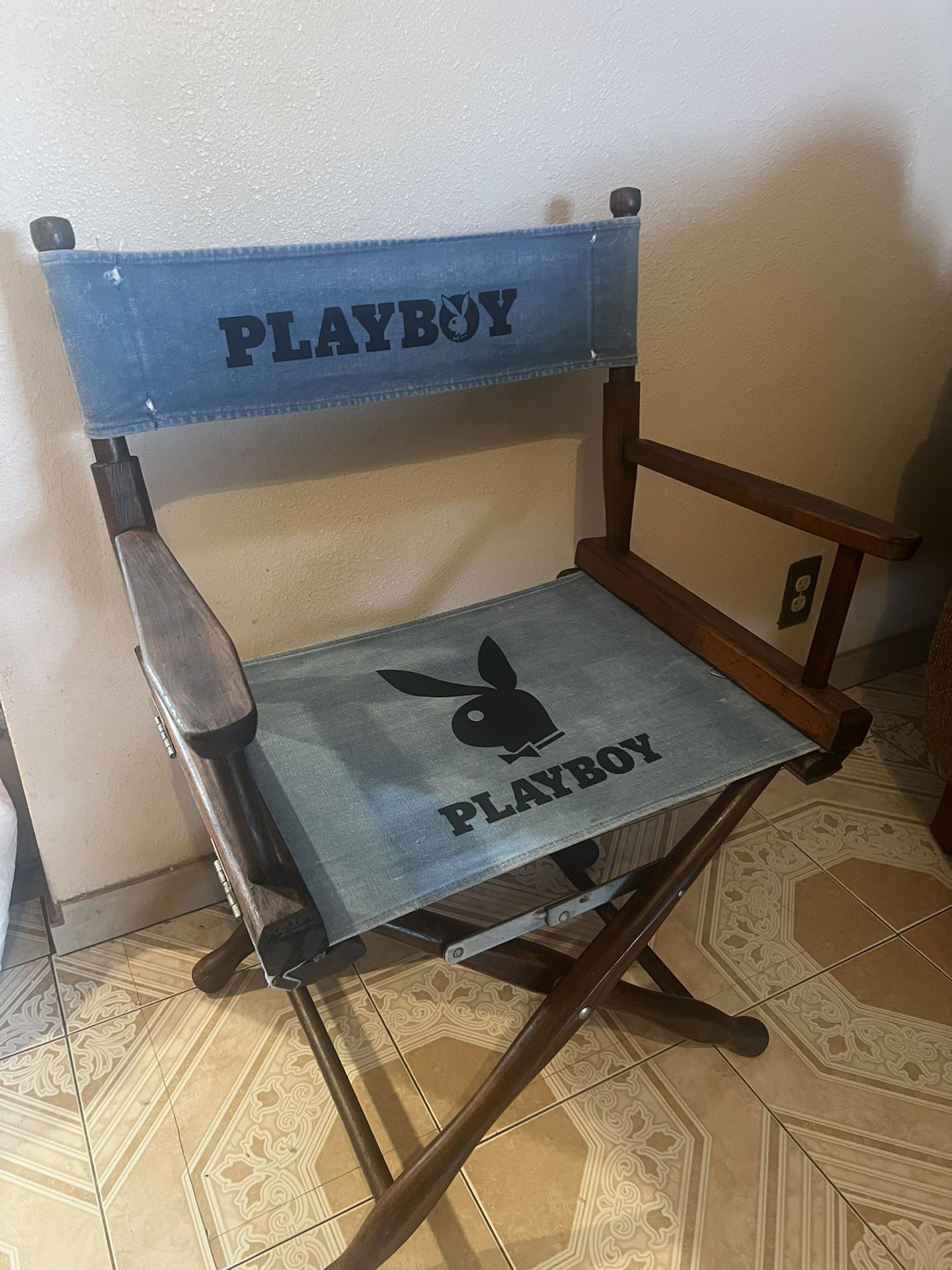 Play Boy Director Chair Vintage USA Made
