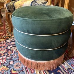 Green And Gold Ottoman - 50% OFF OFFER!!!