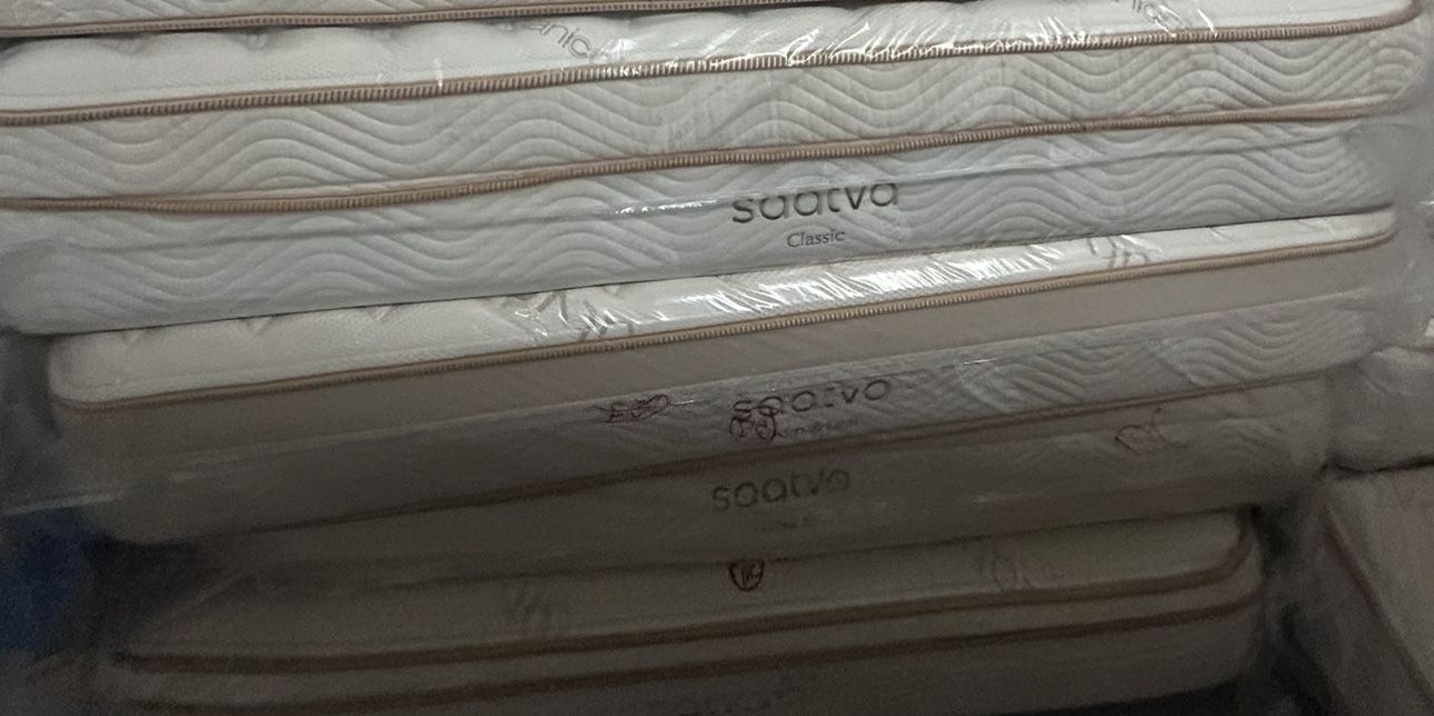 Luxury Saatva & Tempur-Pedic Mattresses – 50-80% Off! • Brand New, Minor Blemishes (Nothing That Affects Comfort) • King, Queen, Full, T