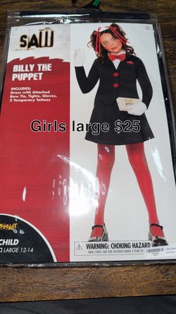 SAW Billy the Puppet Girls Halloween Costume