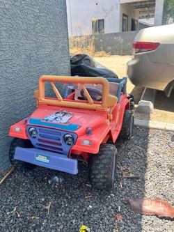 Bluey jeep 4-wheeler