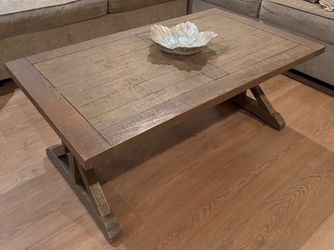 Brown coffee table