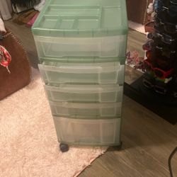 5 Drawer Plastic Organizer 