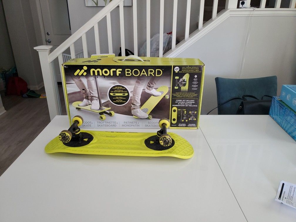 Morf Board Skooter And Skateboard