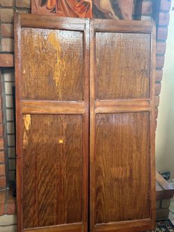 Rustic Solid Wood Cabinet Doors / Panels – Farmhouse Wall Decor 20”L x 62”H per panel