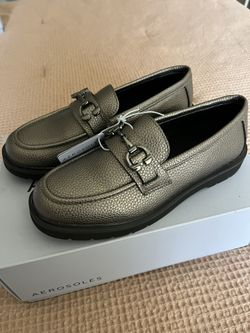 Aerosoles Women’s Loafers- Style Beckett- Color gunmetal- Size 6.5