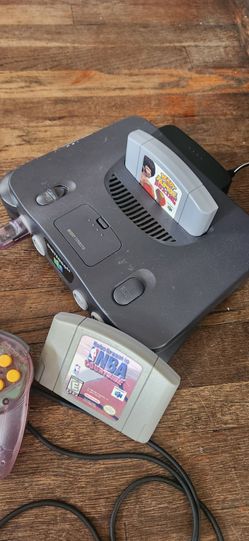Nintendo 64 gaming console and games