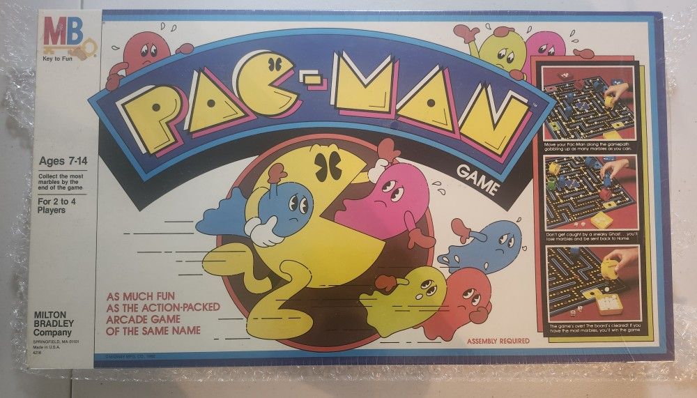 Pac Man 1982 Board Game Milton Bradley (Sealed)
