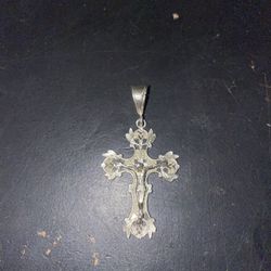 Jesus Cross Silver Pendant 