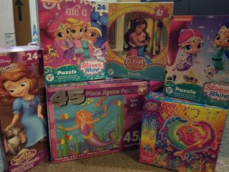 6 Boxed Puzzles- All Complete