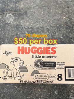 Huggies little movers size 8