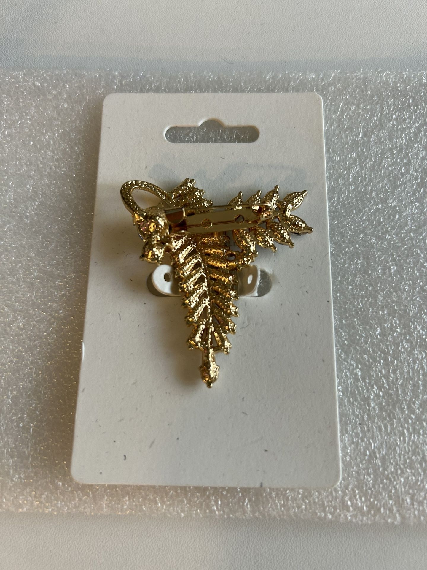 Luxury Rhinestone Wheat Brooch