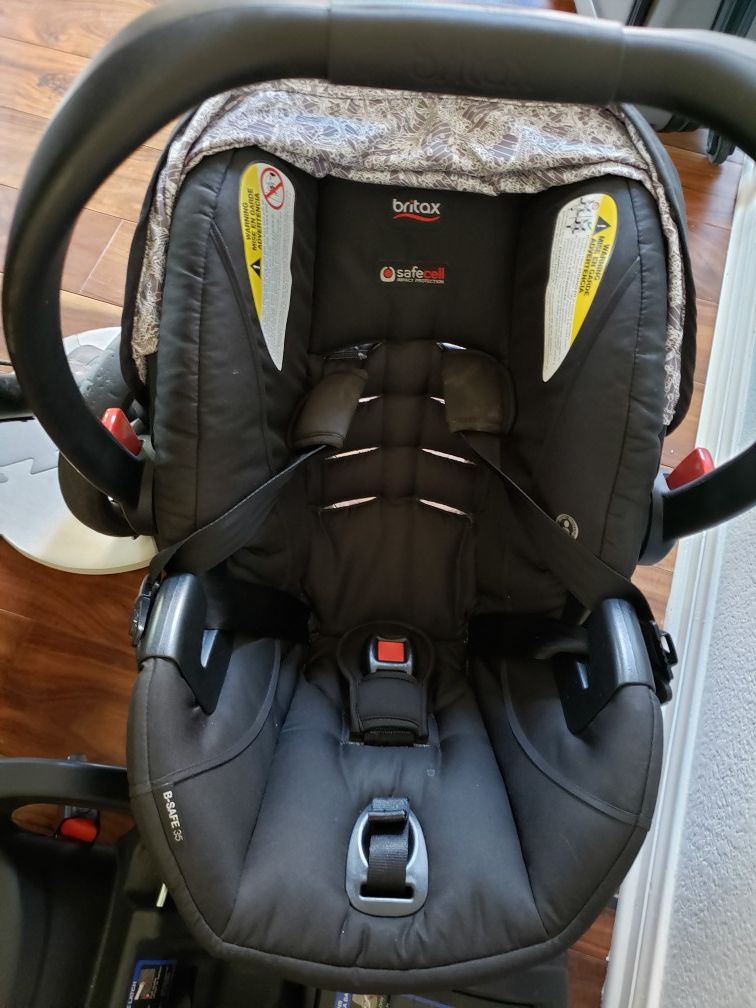 Britax car seat and base