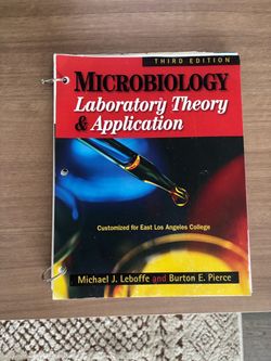 Microbiology Laboratory Theory & Application Third Edition