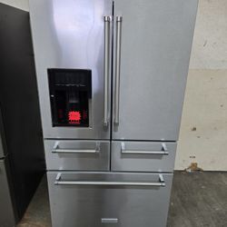Kitchen aid 5 door refrigerator nice and clean