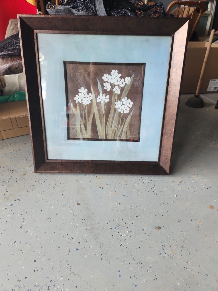Floral Print, Matted Artwork