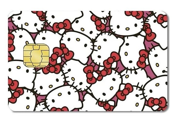 Hello Kitty Credit Card Film Sticker