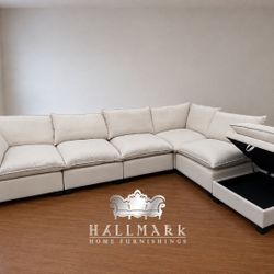 New 6-Piece Kova Style Cloud Sectional Couches
