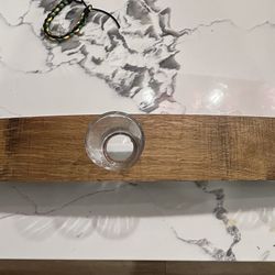 Wine Stave Candle Holder..$15