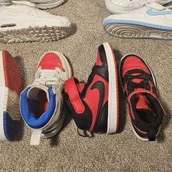 Size 11c Boys Nike, Jordan's, Bruno Mark Dress Shoes And Boys Uggs