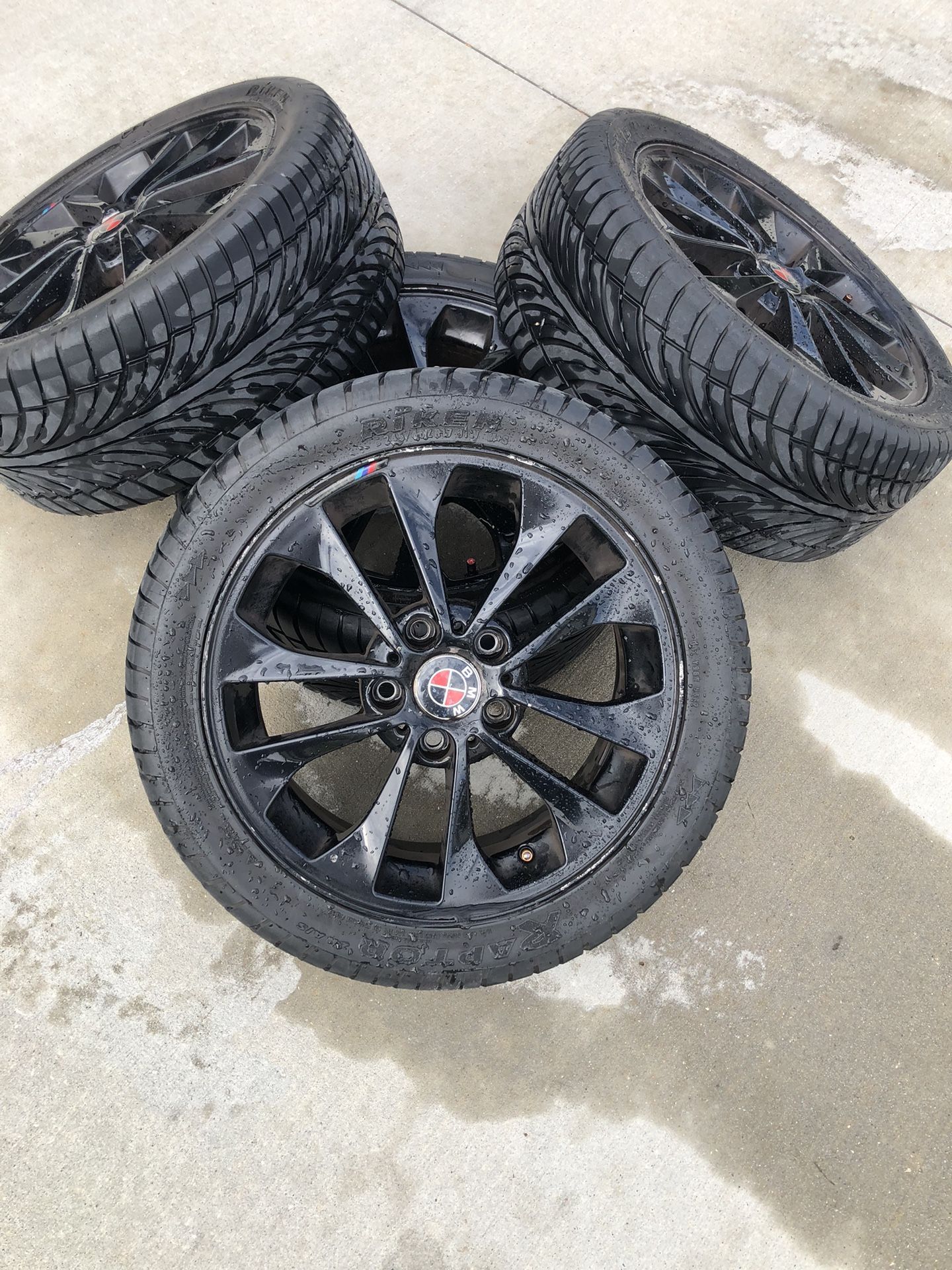 17” Rims Black - Tires Like New - BMW/BENZ/AUDI