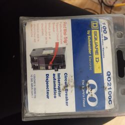Square D QO2100C QO2100 100 Amp Two Pole Circuit Breaker NEW