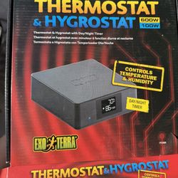 Exo Terra Thermostat And Hygrostat 600W/100W