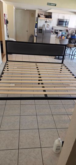King size  bed frame