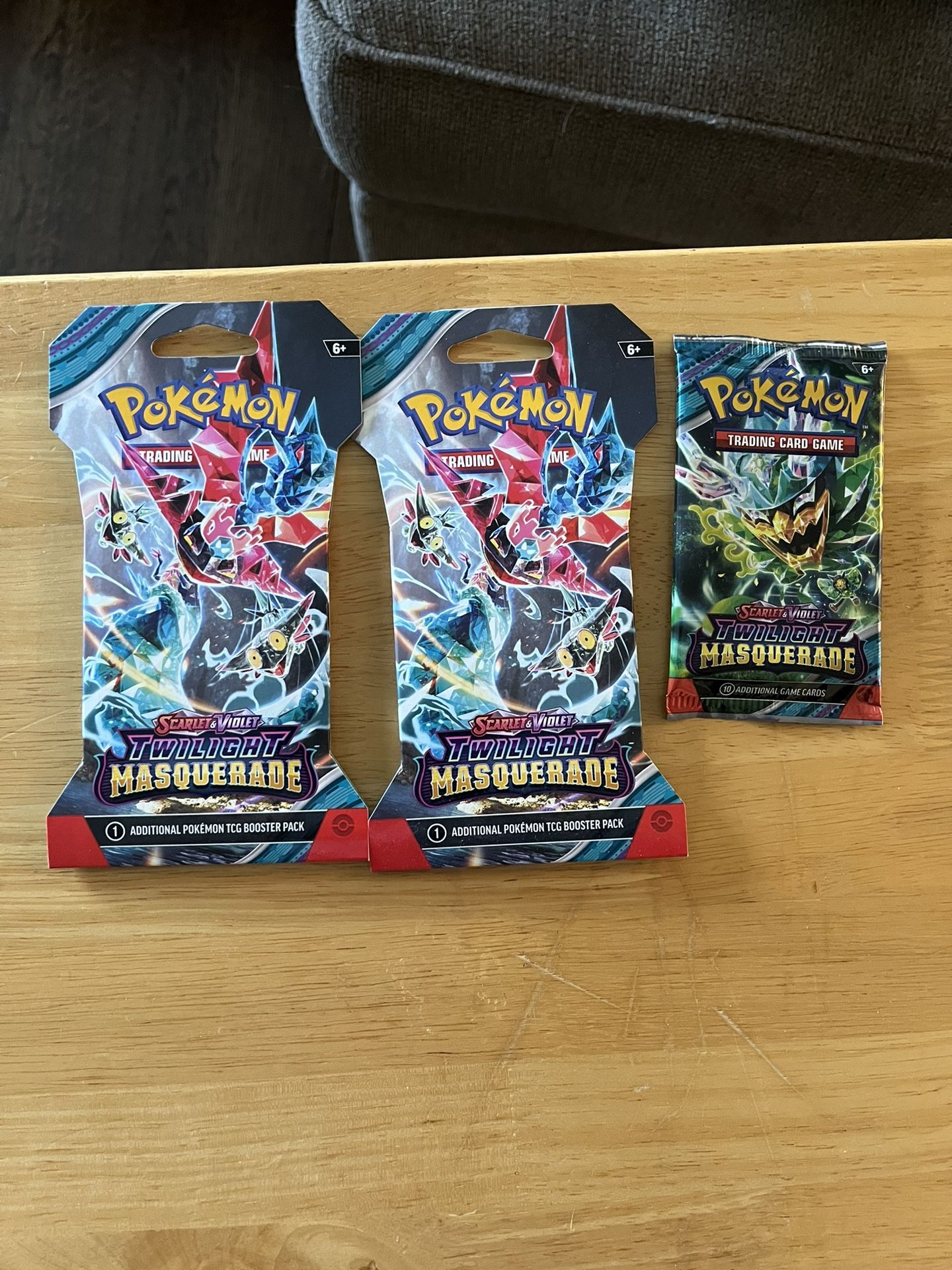 Twilight Masquerade Sleeved Booster Packs and loose Temporal Forces
