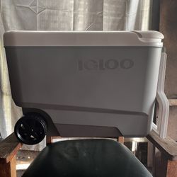 Igloo 38-Quart Wheelie Cool Cooler, Gray