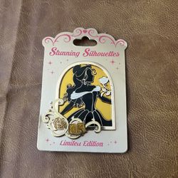 NWT Very Rare Stunning Silhouettes Limited Edition of 300 Belle Jumbo Pin