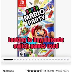 Nintendo Switch Games (in Desc)