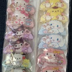 Sanrio Characters Hair Clips Accessories 