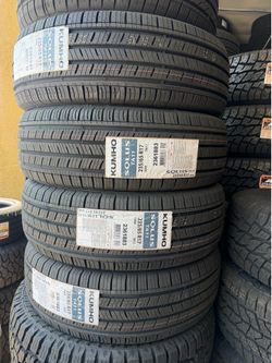 235/65/17 KUMHO 4 new tires installed ✅ instaladas ✅