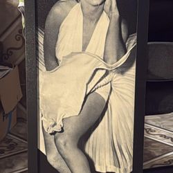 Painting of Marilyn Monroe, "The Seven Year Itch" (14x38 inches)