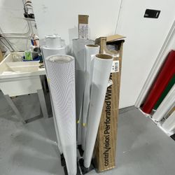 Perforated Windows Film Vinyl Perf For Printer Signs