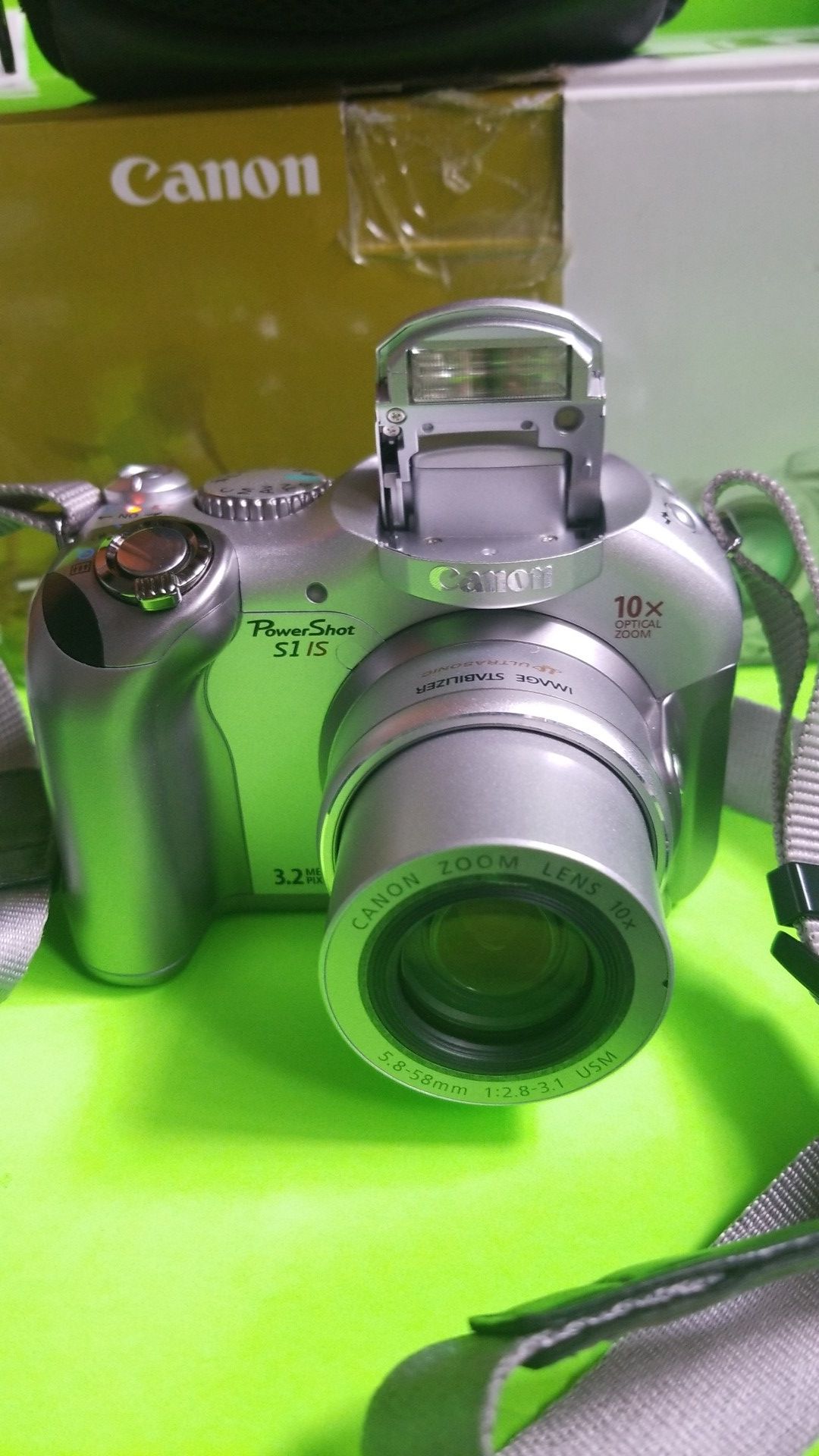 CanonPower Shot S1 IS📷 camera with all original accessories CDs Etc.