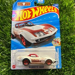 Hot Wheels 1969 Corvette Race Car cars