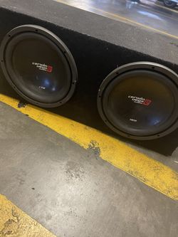 Cerwin Vega Mobile 12 In Subwoofers With Box